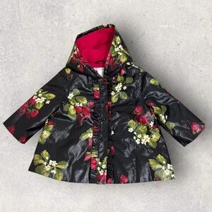 Janie and Jack strawberry baby jacket